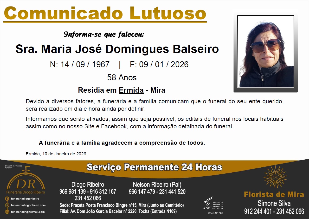 Sra. Maria José Domingues Balseiro