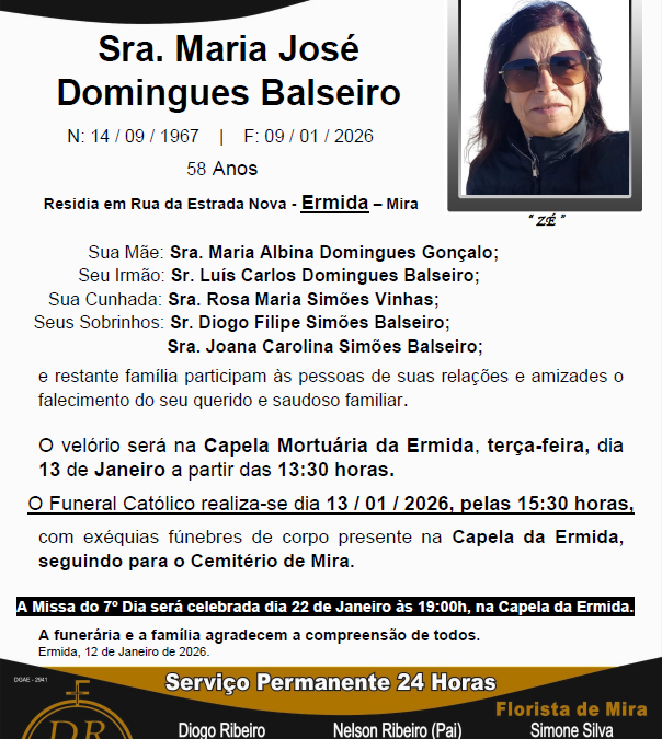 Sra. Maria José Domingues Balseiro