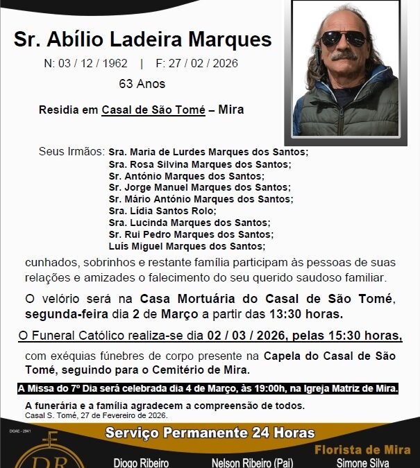 Sr. Abílio Ladeira Marques