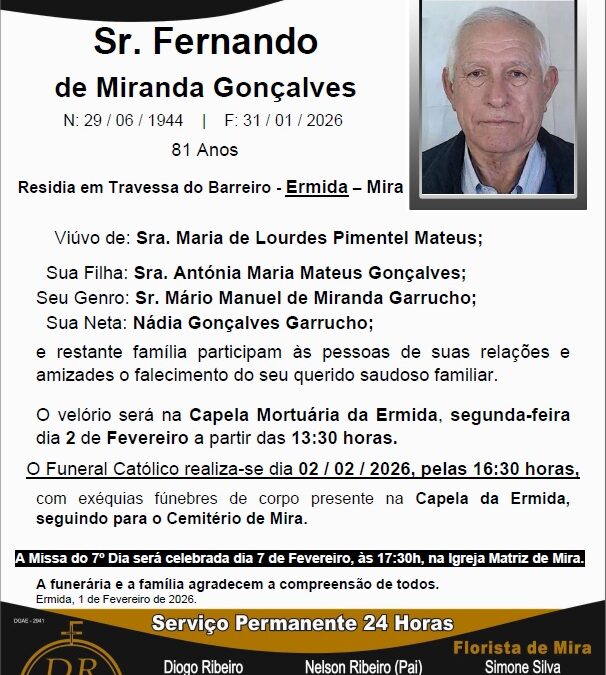 Sr. Fernando de Miranda Gonçalves