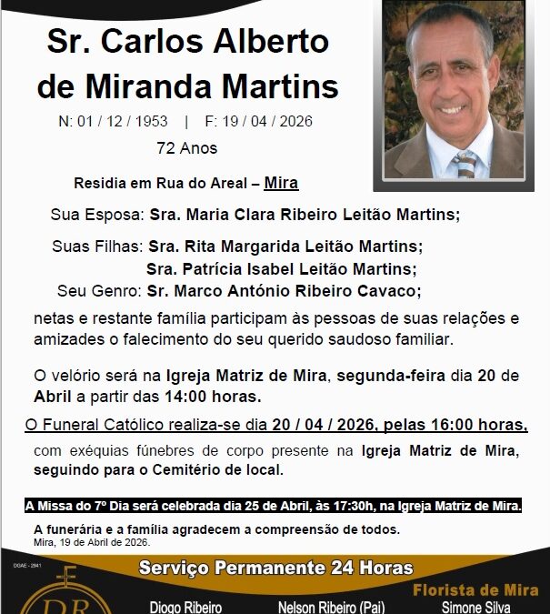 Sr. Carlos Alberto de Miranda Martins