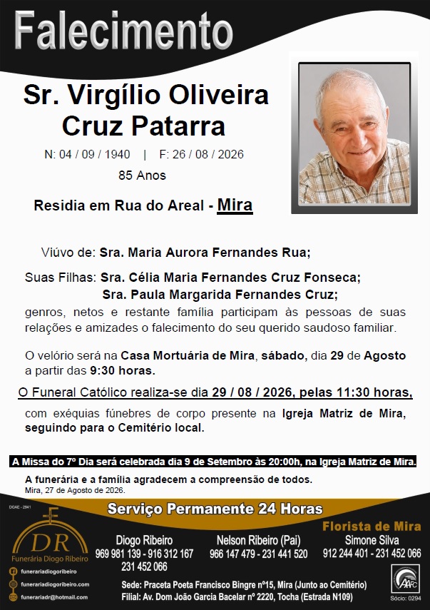 Sr. Virgílio Oliveira Cruz Patarra